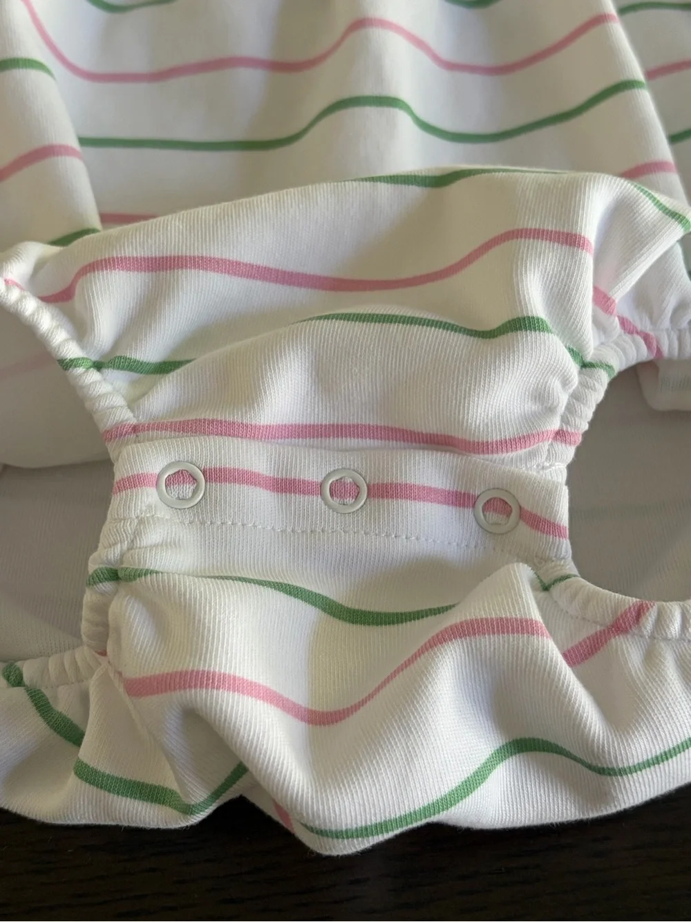 The Beaufort Bonnet Company Junie B. Bubble Romper (6-12M)